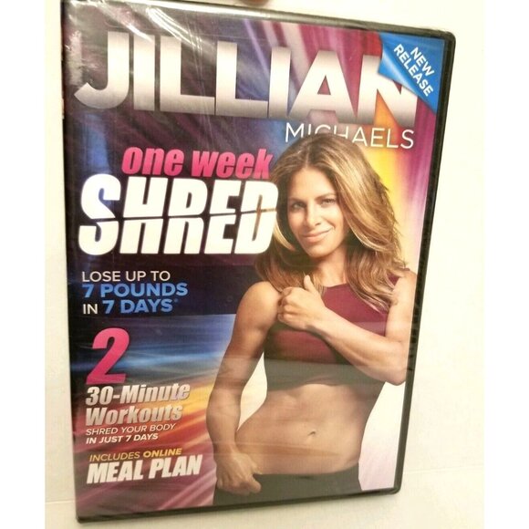 Jillian Michaels One Week Shred DVD Fitness Training Workout Video New/Sealed - Picture 1 of 2